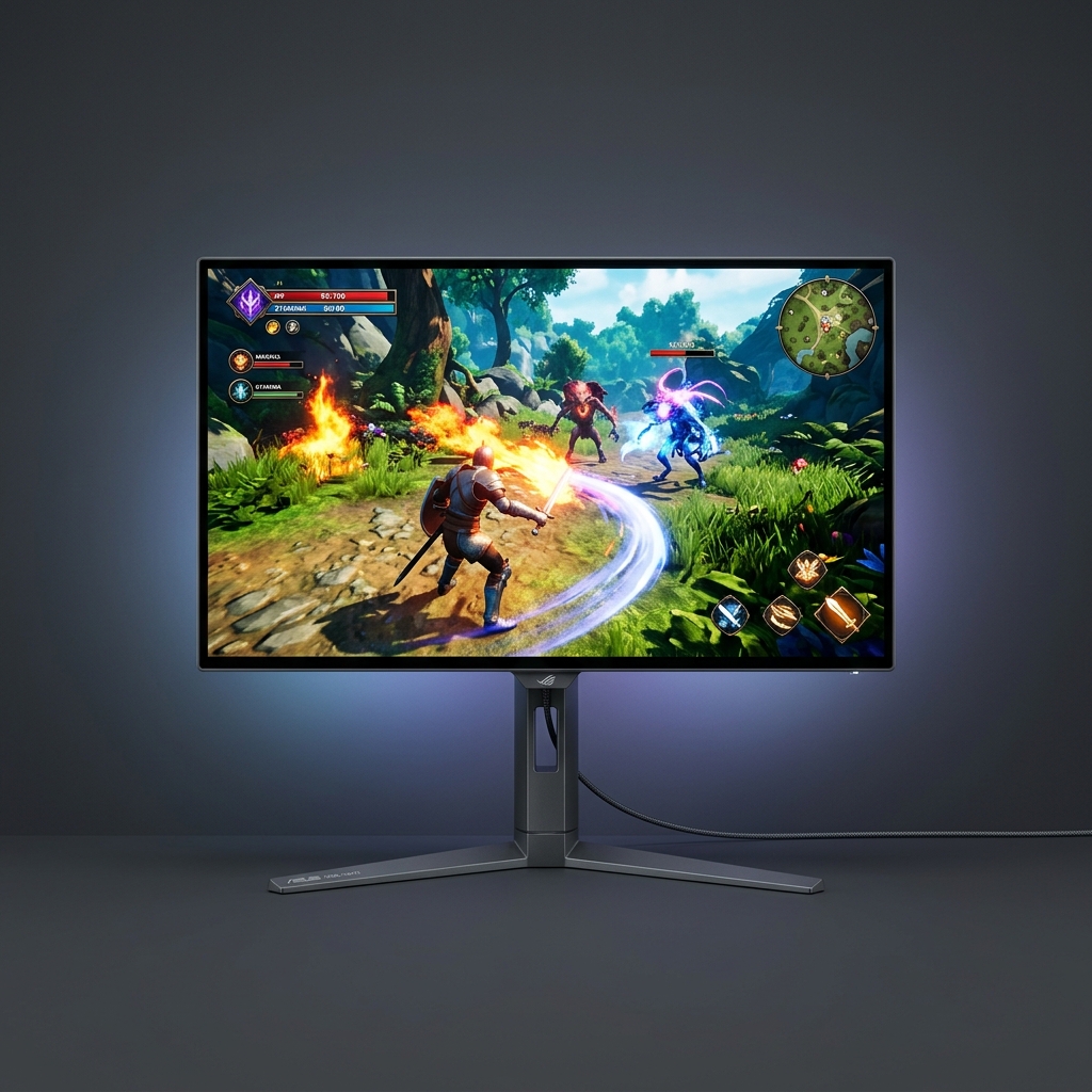 Monitores gamer y pantallas profesionales